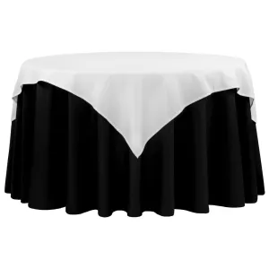 Polyester Square 54" Overlay/Tablecloth - White